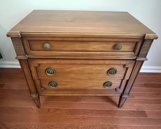 109. Pair of Drexel 3 Drawer Side Tables 