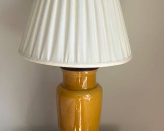 104. Orange Ceramic Lamp