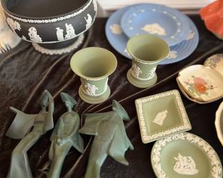 60. Black Jasperware Wedgewood Pedestal Bowl