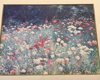 17. Signed & Numbered Print of a Flower by A. Thompson