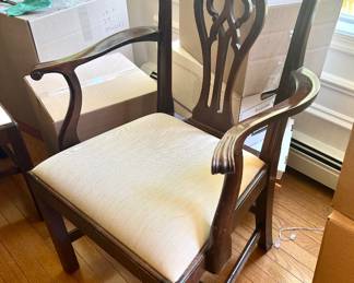 52. Stickley Dining Room Table & Six Arm Chairs