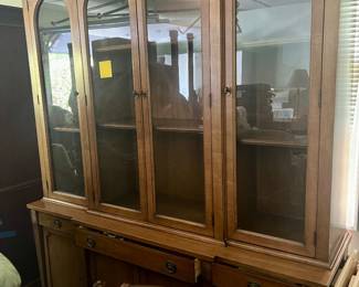 32. China Cabinet 2pc.