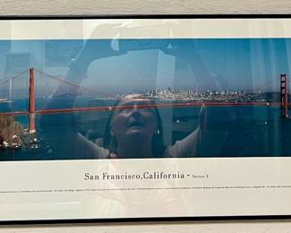135.Panoramic Photo of San Francisco, CA Framed Poster