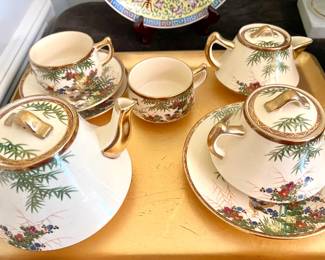 141. Vintage Japanese Tea Set, 11pc. 
