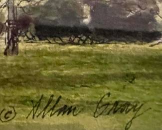 6. Pair of Signed  Watercolors, Allan Gray