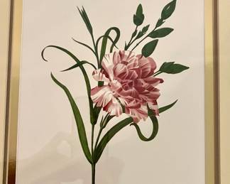 2. Gold Framed "Panache" Botanical Print