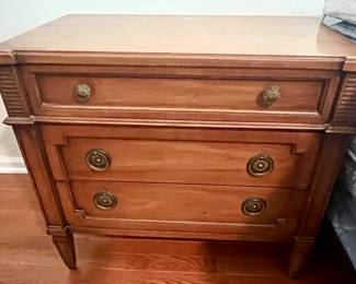 109. Pair of Drexel 3 Drawer Side Tables 
