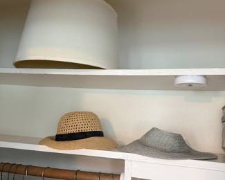 Lamp shade, hats