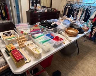 Socks, Bras, Hankies, Sewing notions, etc.