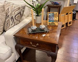 End Table and Decor