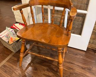 Wood Captain Chair