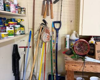 Cleaning and Gardening items
