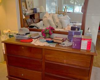 This six-drawer dresser appears to be from American Country House.  Don't forget the mirror.