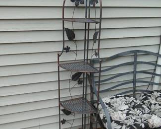 Iron shelves