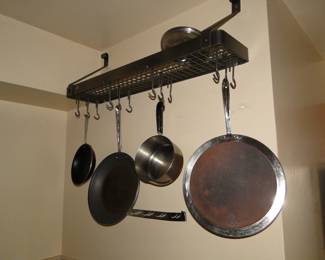 Pans/pots and rack
