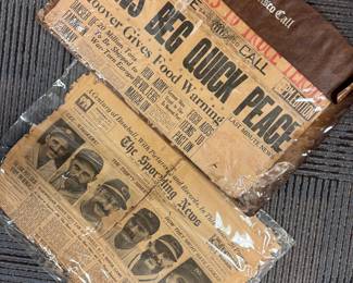 VERY old Newspapers 