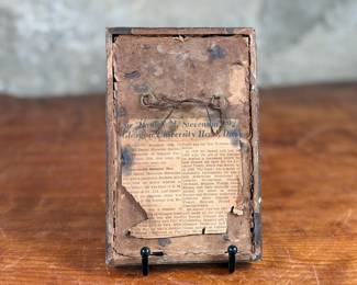 This lot features an antique hand-tinted photograph of Sir Daniel M. Stevenson, held in a frame with an article attached to the verso as shown in photos. This photograph measures in frame, 8” H x 5” W. Sir Daniel Macaulay Stevenson, 1st Baronet (1 August 1851 – 11 July 1944), was a Scottish politician, businessman and philanthropist, and former Chancellor of the University of Glasgow. His brother was Robert Macaulay Stevenson, a painter associated with the Glasgow Boys.