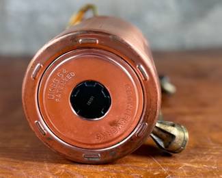 This lot features a GrowlerWerks uKeg pressurized beer growler in a copper finish. Works as it should and is in good overall condition.