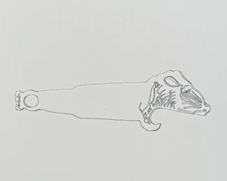 “Bottle Opener”, an original ink on paper by listed artist, Howard Hack. Professionally framed and measures in frame, 23.5” H x 29.5” W. Howard Edwin Hack (July 6, 1932 – June 11, 2015) was an American representational painter and graphic artist, with works in numerous museum collections. Known for an innovative approach to a variety of media, as well as use of traditional oil paints, Hack began working in the late 1940s.
