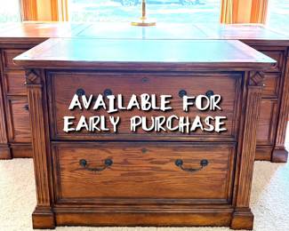 BUY NOW! Solid wood, 2 drawer, horizontal file cabinet — $125 — 39“(L) x 23“(W) x 30“(H) — Delivery available for an additional charge — call/text 507-458-2542  