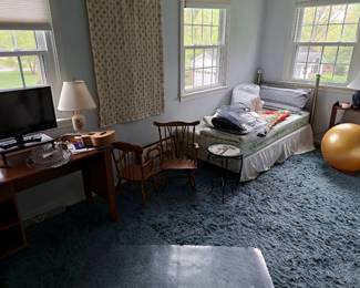 One side of twin bedroom