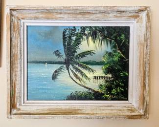 Roy "RA" McLendon one of the original Highwaymen, his work hangs in the Smithsonian sought after by collectors world wide.  The Highwaymen were reconized for their entrepreneurial spirit over coming systemic barriers and capturing an undisturbed Florida that has largely disappeared