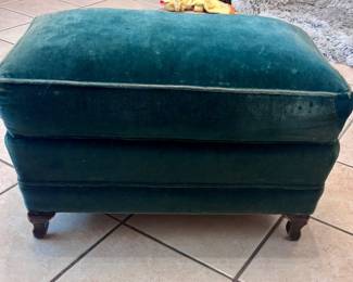 velvet foot stool