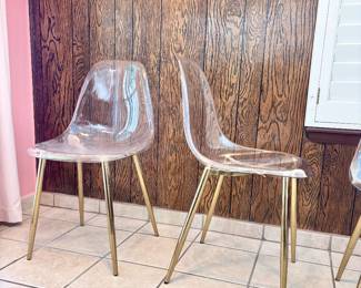 Eames style dining chairs set of 6
