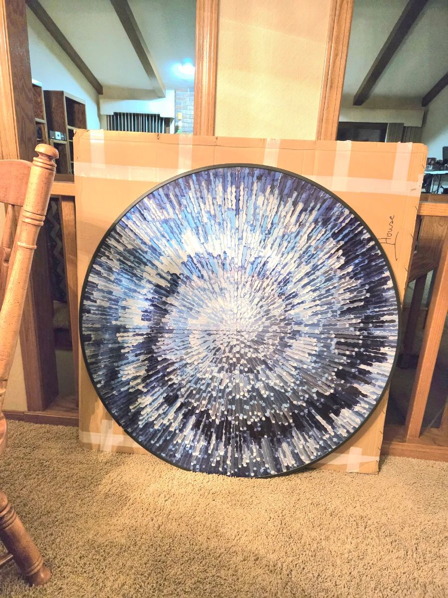 Beautiful glass wall art 