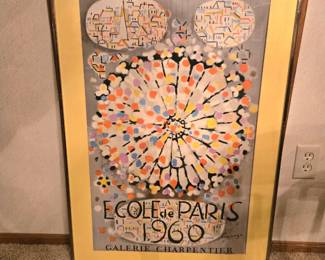 Framed art poster