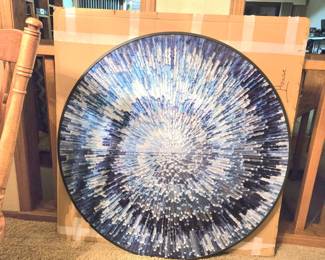 Beautiful glass wall art 