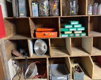 Heat Lamps, Jars of Hardware