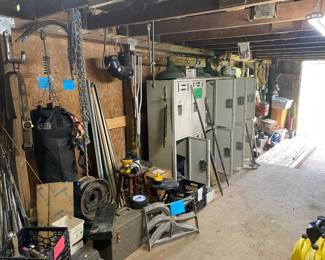 Lockers, Rims, Punching Bag, Toolbox