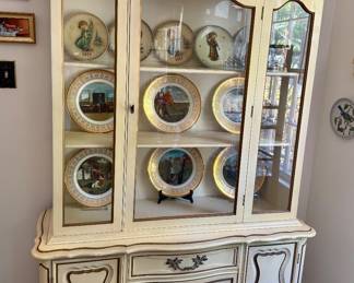 Vintage French Provencial Basset China Hutch