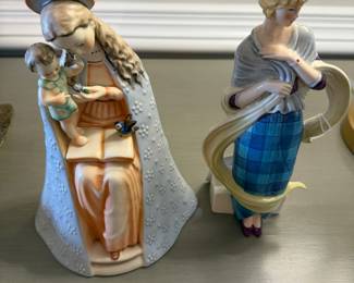 Goebel Madona and "Fall In Paris" Figurines