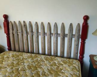 $16 fence headboard