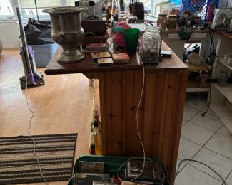 Side view of bar