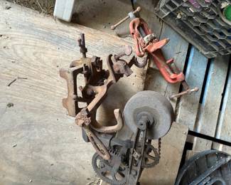 Scythe sharpener