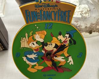 Rare Disney table clock