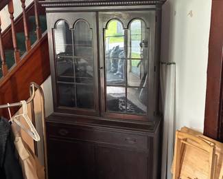 Chippendale style mahogany display cabinet
