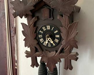 Rare Cuckoo clock with weights