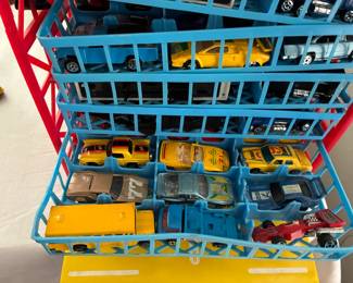 Garage full of Hot Wheels