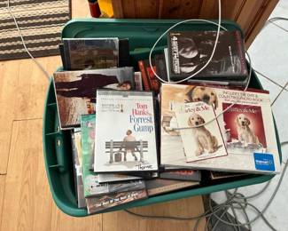 Box of DVDs