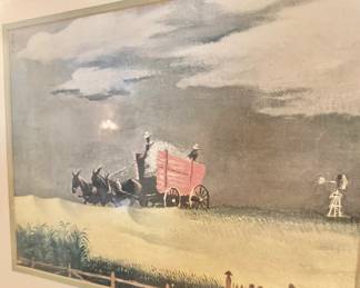 framed print titled "Summer" by the British artist Helen Layfield Bradley