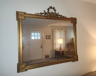 Vintage gilded mirror