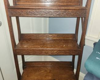 Antique whatnot shelf