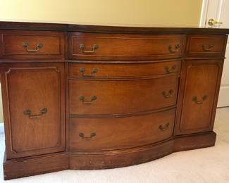 Vintage Solid Wood Buffet / Sideboard 