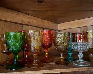 Vintage glassware
