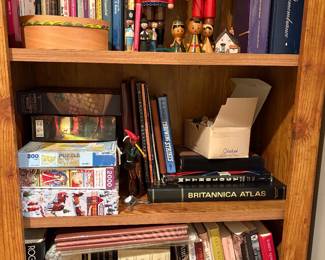 Books, puzzles, nutcrackers
