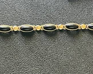 Onyx Sterling Bracelet 